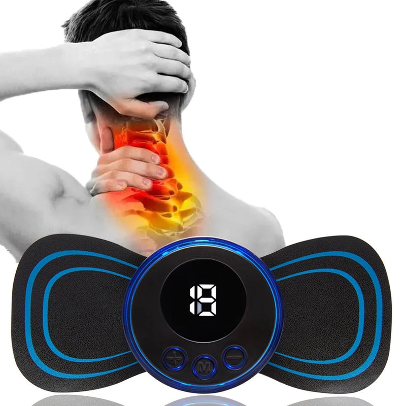 Massageador Elétrico de Eletroterapia para Cervical e Corpo