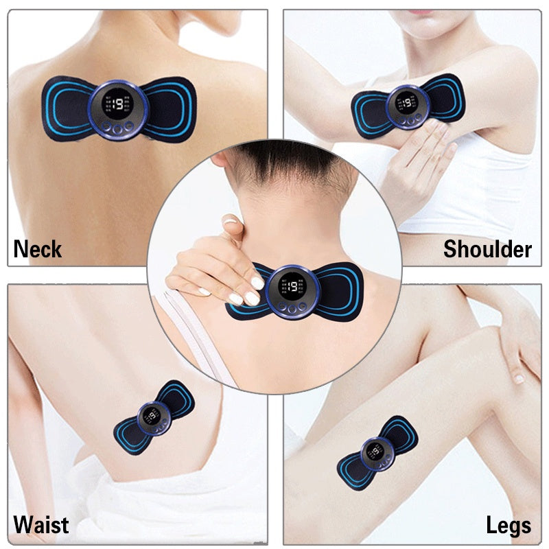 Massageador Elétrico de Eletroterapia para Cervical e Corpo