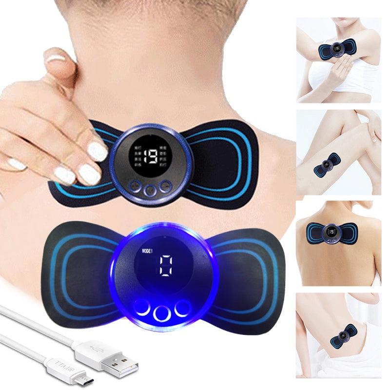 Massageador Elétrico de Eletroterapia para Cervical e Corpo