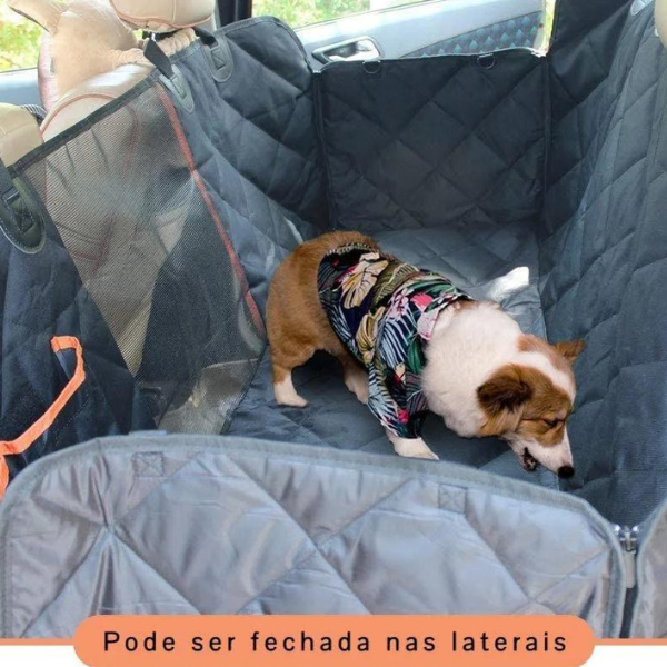 Capa Protetora Banco Traseiro Pet Cães Gatos 4 em 1