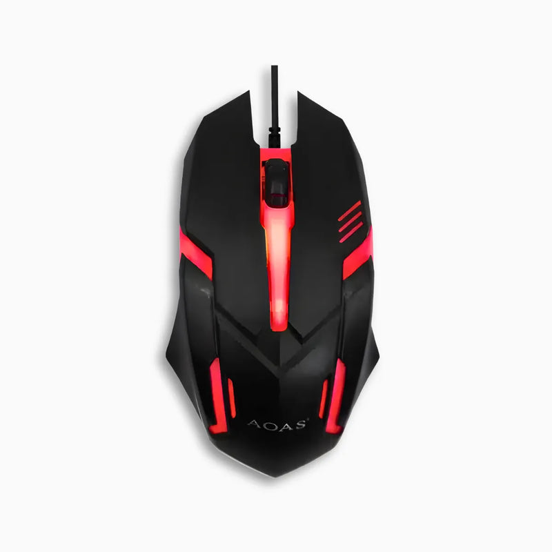 Mouse Gamer Glow RGB USB LED V02