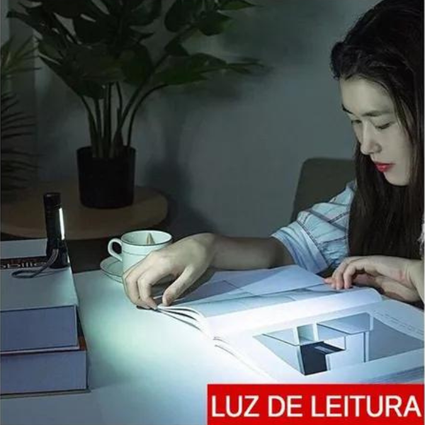 Lanterna Recarregável UV com Luz Negra e Resistente à Água